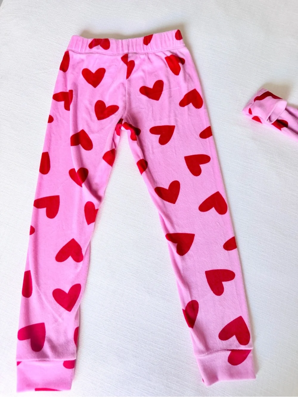 Cat & Jack Snuggle Soft Heart Long Pajama Set size 4